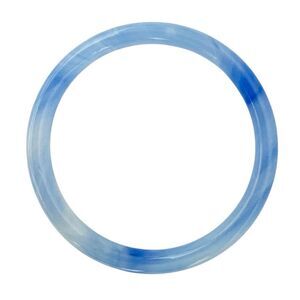 🆕Blue Jade Glass Bangle Bracelet